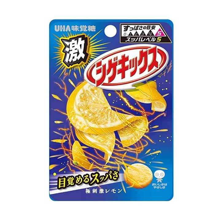 Uha Shigekix Super Sour Lemon Gummies 20 g