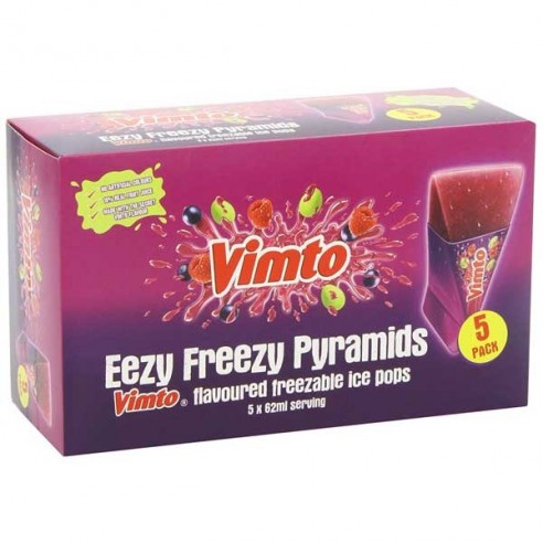 Vimto Eezy Freezy Pyramids 5 Pack - 310 ml