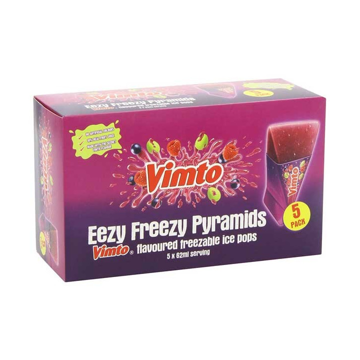 Vimto Eezy Freezy Pyramids 5 Pack - 310 ml