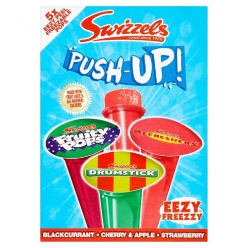 Swizzels Push Up! Eezy Freezzy 5 Pack - 280 ml