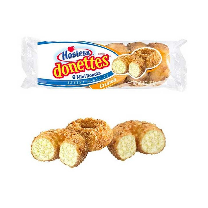 Hostess Donettes Crunch Mini Donuts 113 g