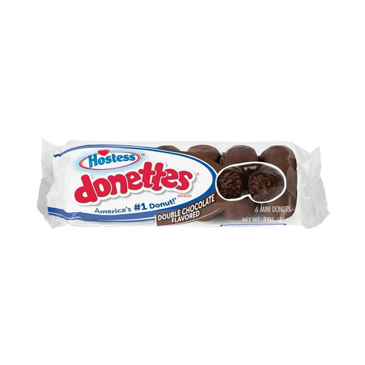 Hostess Donettes Double Chocolate Mini Donuts 85 g