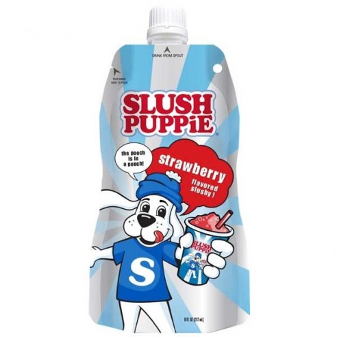 Slush Puppie Strawberry Slushy 3 Pack - 750 ml