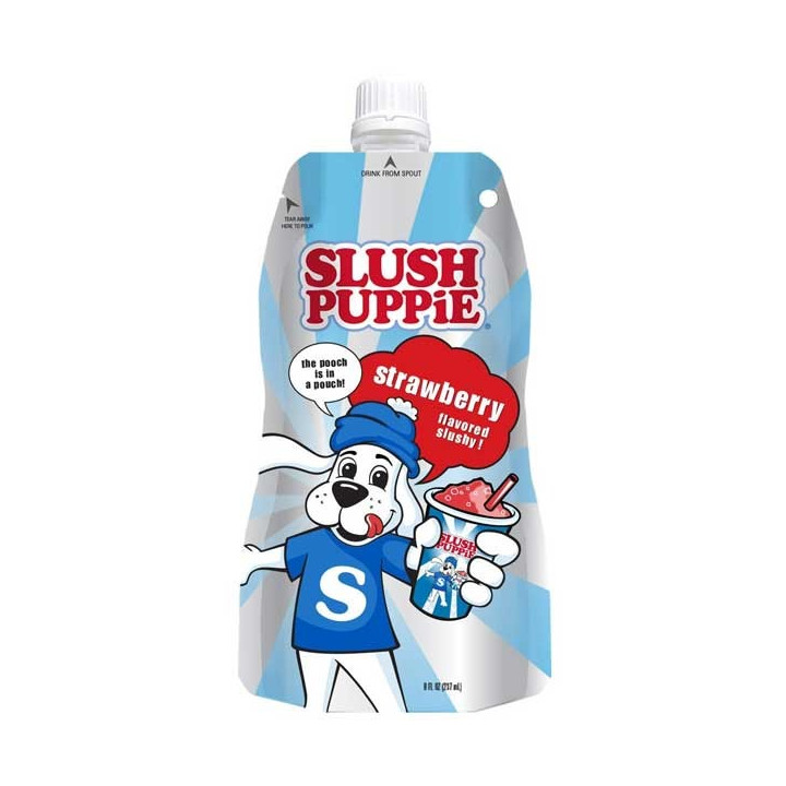 Slush Puppie Strawberry Slushy 3 Pack - 750 ml