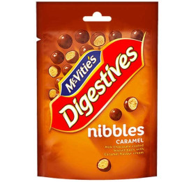 McVitie's Nibbles Caramel Digestives Bites 120 g