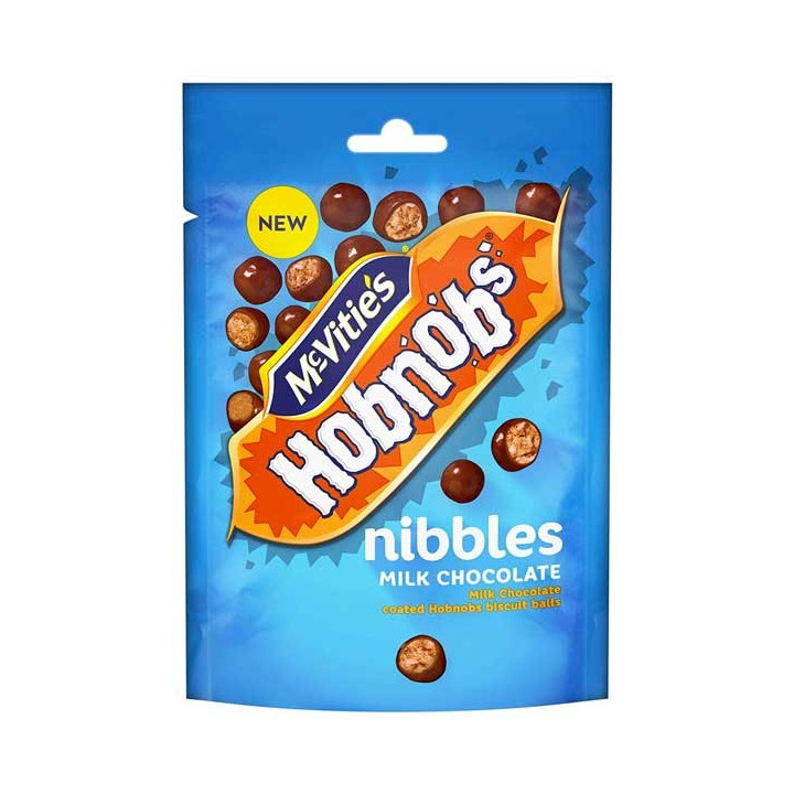 McVitie's Nibbles Hobnobs Milk Chocolate 120 g