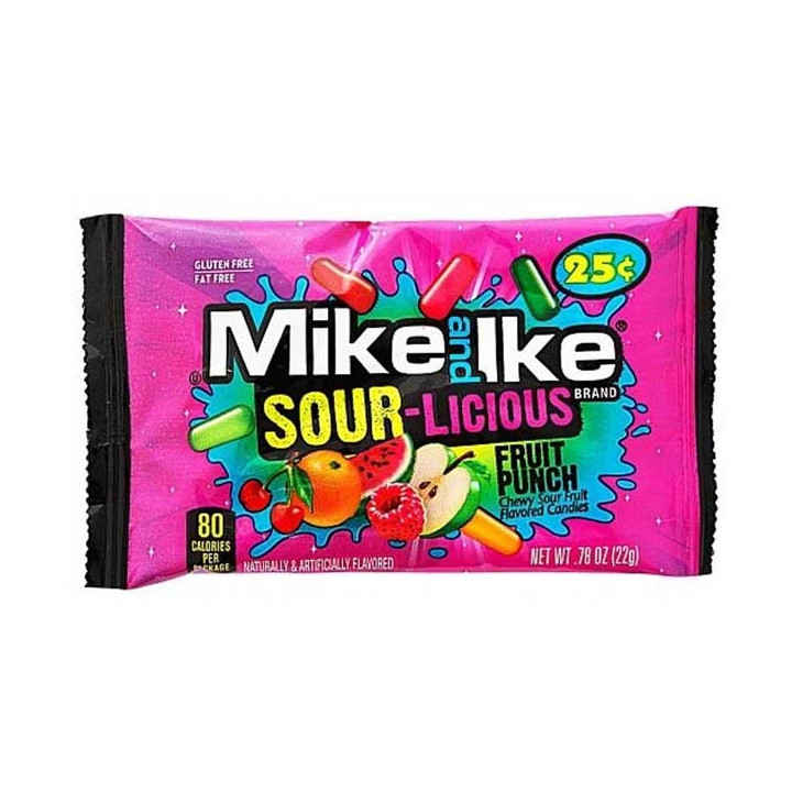 Mike and Ike Sour-Licious Fruit Punch 22 g