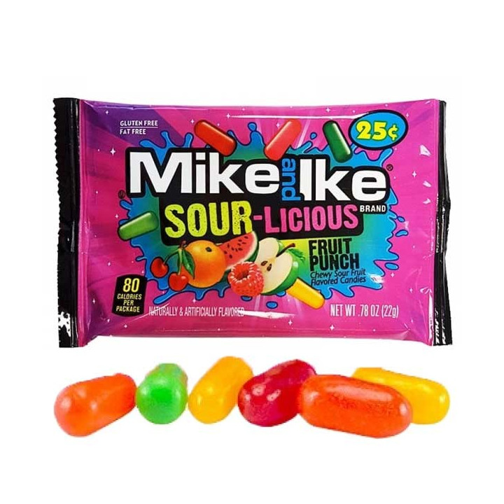 Mike and Ike Sour-Licious Fruit Punch 22 g