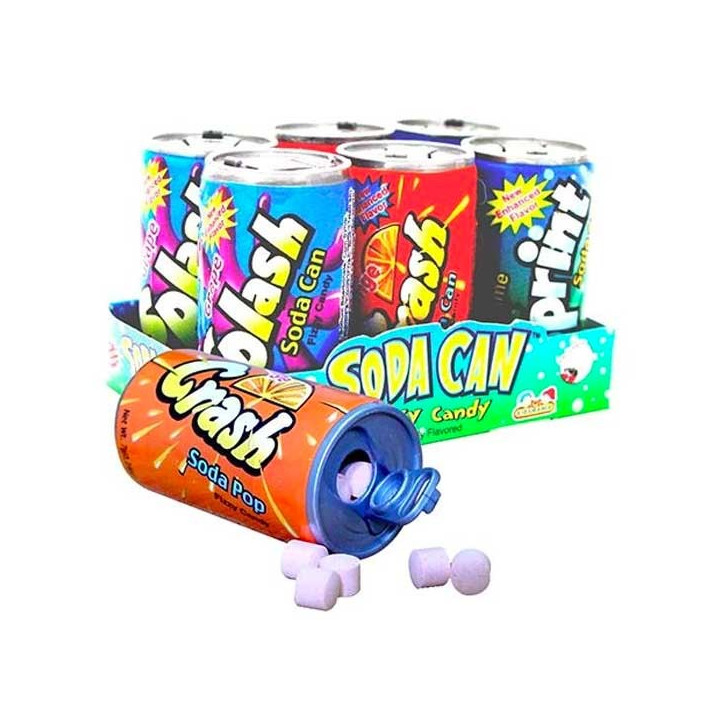 Soda Can Fizzy Candy 6 Pack - 42 g