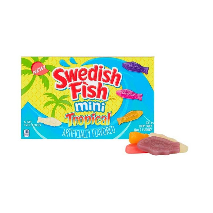 Swedish Fish Mini Tropical 99 g