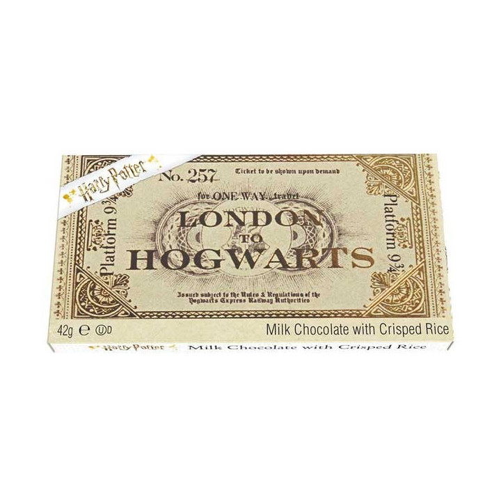 Harry Potter Hogwarts Express Ticket Milk Chocolate Bar 42 g