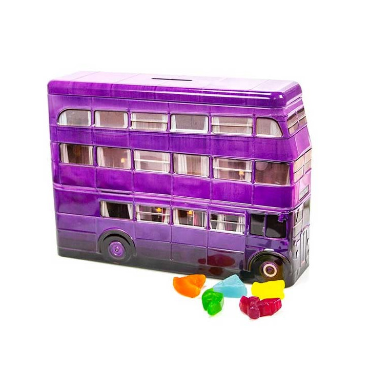 Harry Potter Knight Bus Money Tin Chewy Candy 112 g