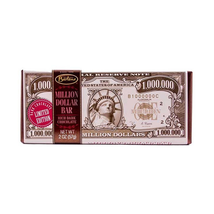 Million Dollar DARK Chocolate Bar 57 g