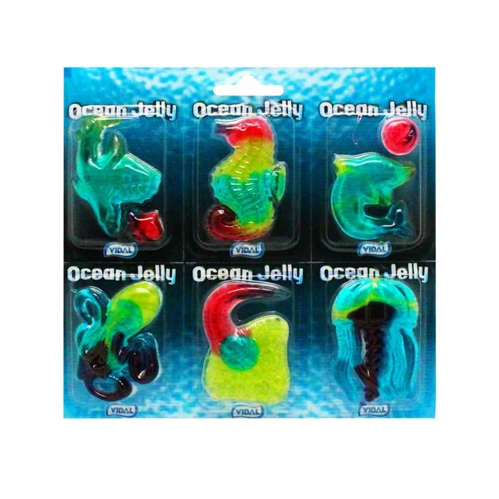 Vidal Ocean Jelly 6 Pack - 66 g