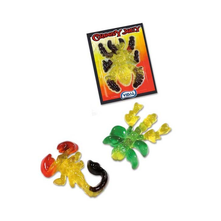 Vidal Creepy Jelly 6 Pack - 66 g