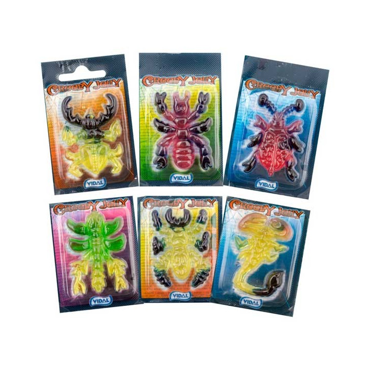 Vidal Creepy Jelly 6 Pack - 66 g