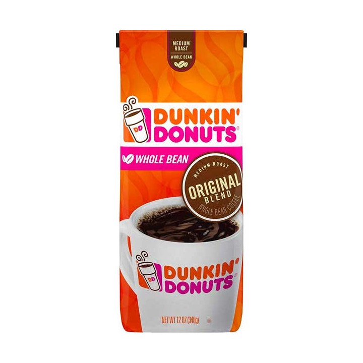 Dunkin' Donuts Original Blend Whole Bean Coffee 340 g