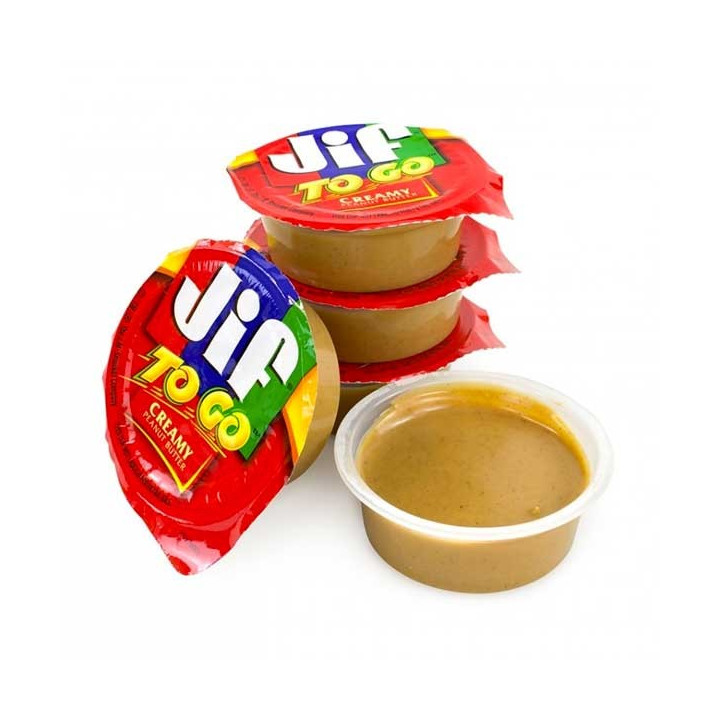 Jif To Go Creamy Peanut Butter Cups 8 Pack - 344 g