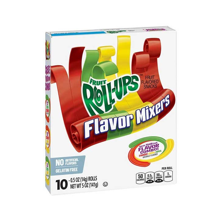 Fruit Roll-Ups Flavor Mixers 10 Pack - 141 g