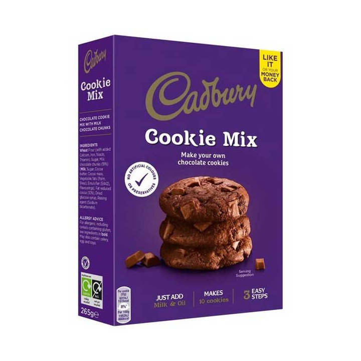 Cadbury Double Chocolate Cookie Mix 265 g