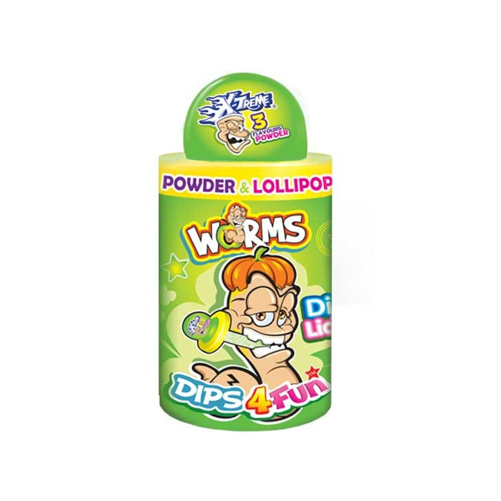X-Treme Worms Dips 4 Fun 24 g