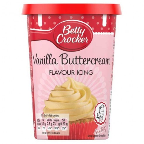 Betty Crocker Vanilla Buttercream Flavour Icing 400 g