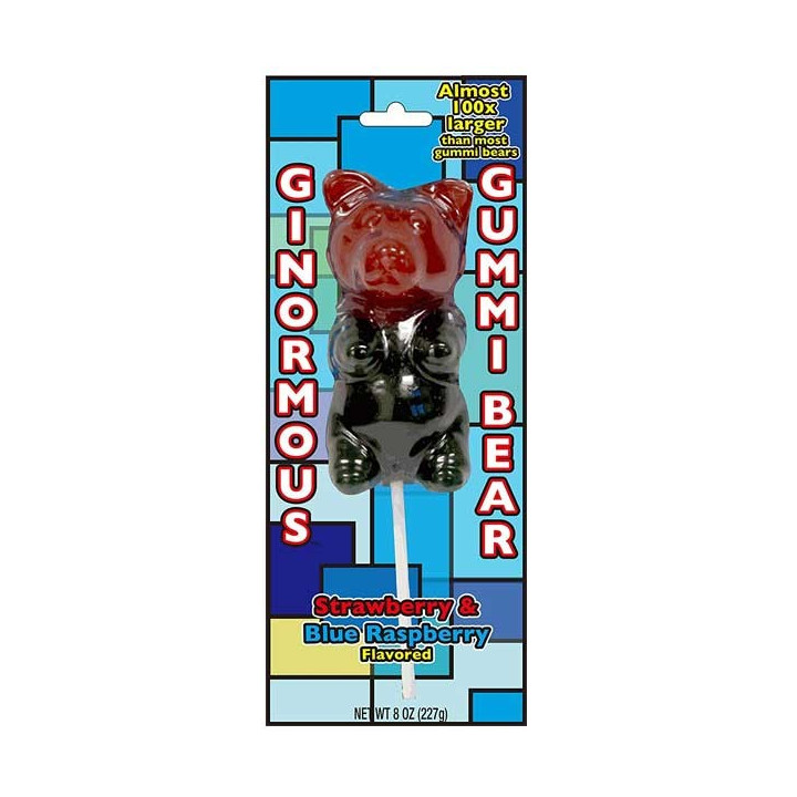 Ginormous Gummi Bear on a Stick 227 g
