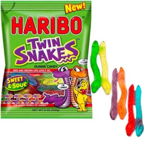 Haribo Twin Snakes 142 g