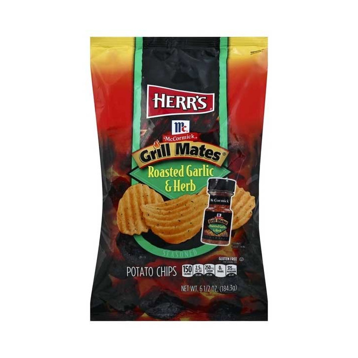 Herr's Grill Mates Roasted Garlic & Herb Potato 184.3 g