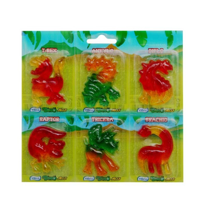 Vidal Dino Jelly 6 Pack - 66 g