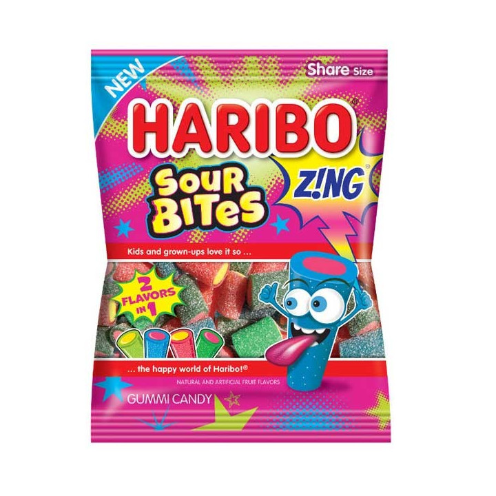 Haribo Zing Sour Bites 127 g
