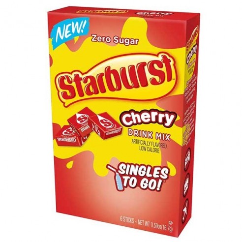 Starburst Cherry Singles To Go! 6 Pack - 16.7 g