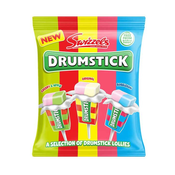 Swizzels Drumstick Mix Lolly 180 g