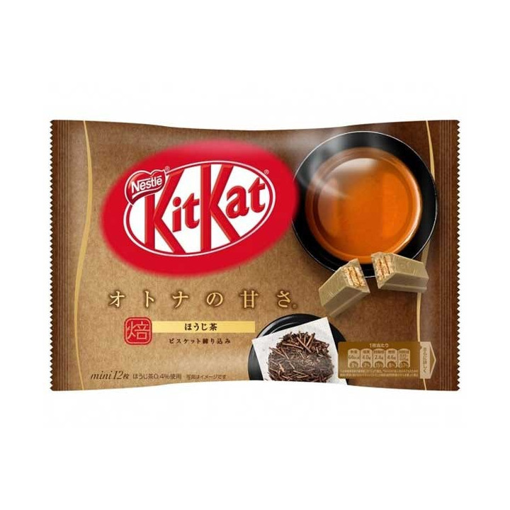 Kit Kat Mini Hojicha Roasted Green Tea 12 Pack - 139 g