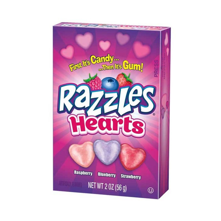 Razzles Hearts 56 g