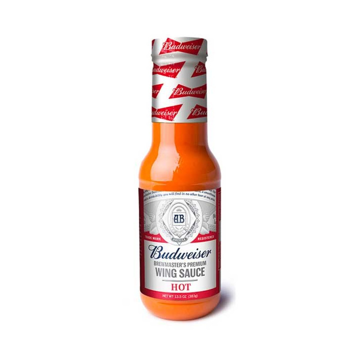 Budweiser Wing Sauce Hot 383 g