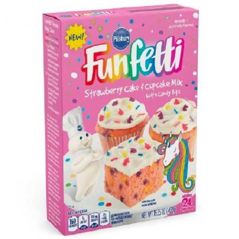 Pillsbury Funfetti Unicorn Strawberry Cake Mix 432 g