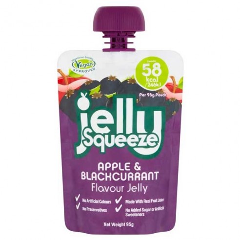 Fruitypot Apple & Blackcurrant Jelly Squeeze 95 g