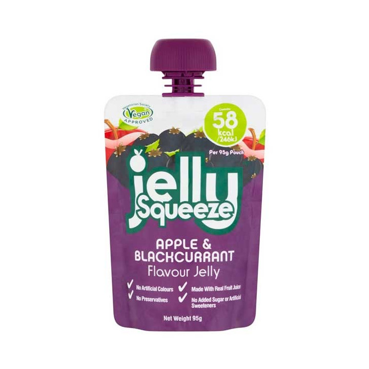 Fruitypot Apple & Blackcurrant Jelly Squeeze 95 g