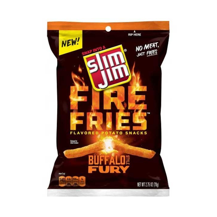 Slim Jim Fire Fries Buffalo Fury 78 g
