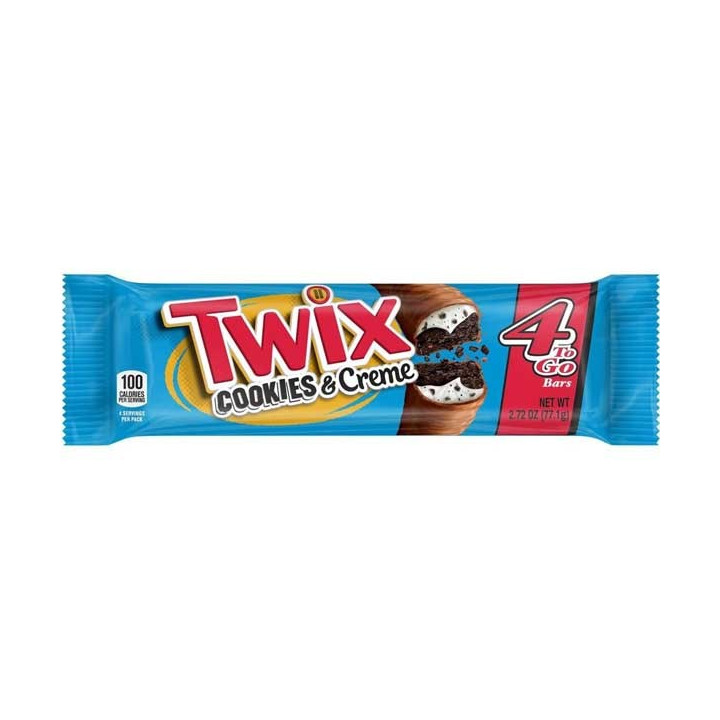 Twix Cookies and Creme Share Size 4 To Go Bar 77.1 g