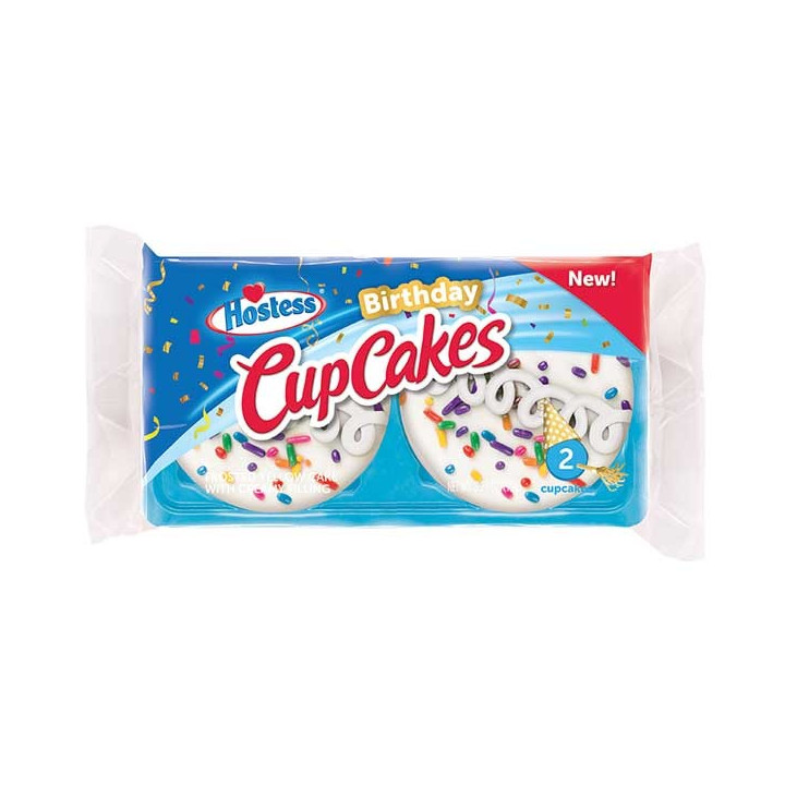 Hostess Birthday CupCakes 2 Pack - 92 g