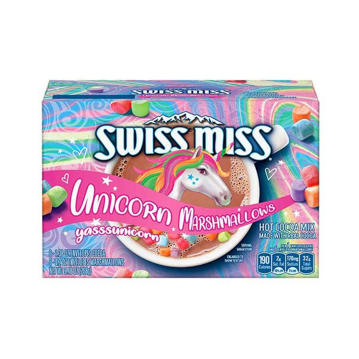 Swiss Miss Unicorn Marshmallows Hot Chocolate Mix 268 g