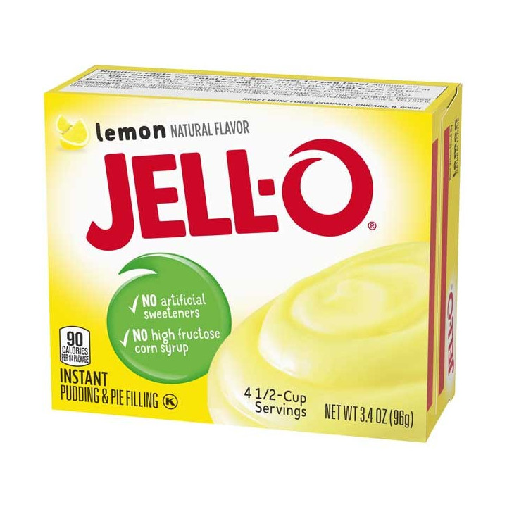 JELL-O Lemon Instant Pudding 96 g
