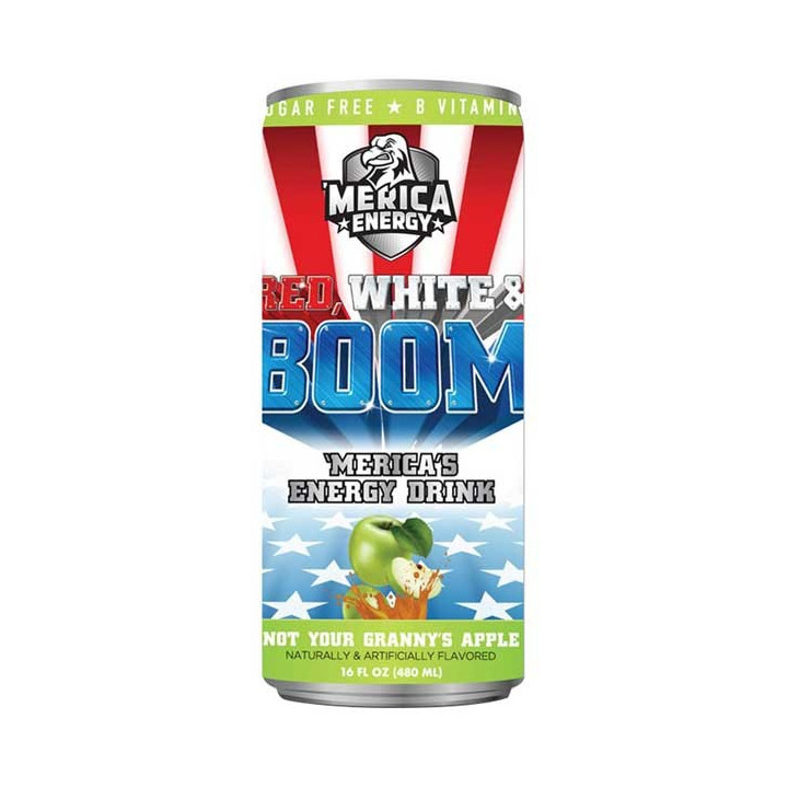 'Merica Energy Not Your Granny's Apple 480 mL