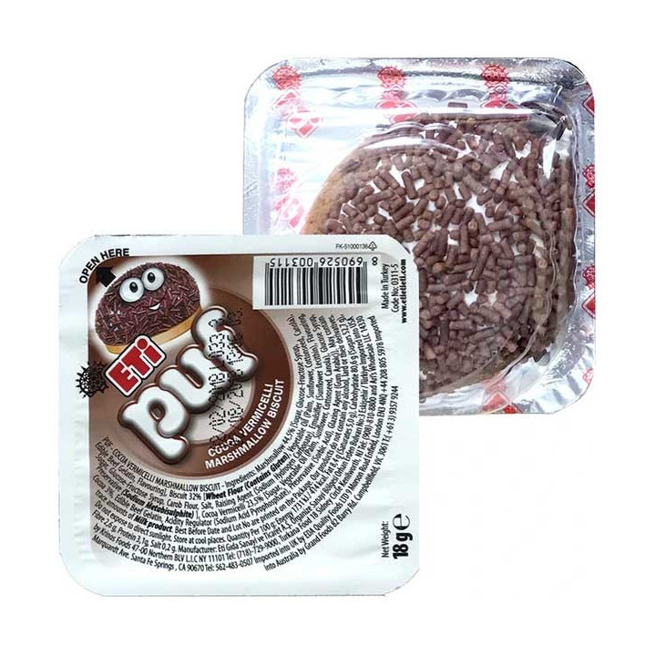 ETi PUF Cocoa Marshmallow Biscuit 18 g