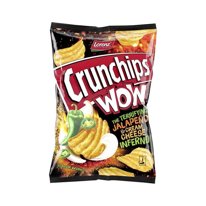 Crunchips WOW Jalapeno & Cheese Inferno 110 g