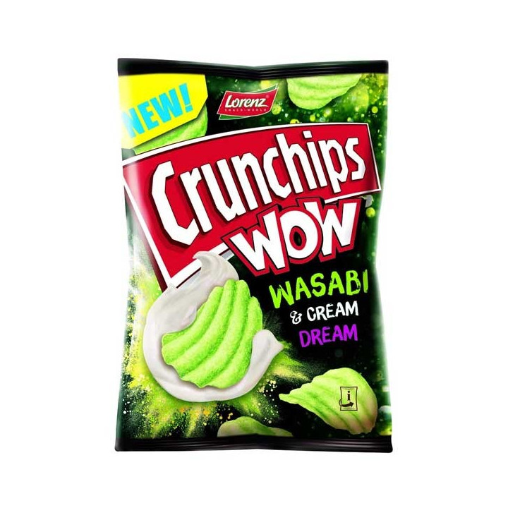 Crunchips WOW Wasabi & Cream Dream 110 g