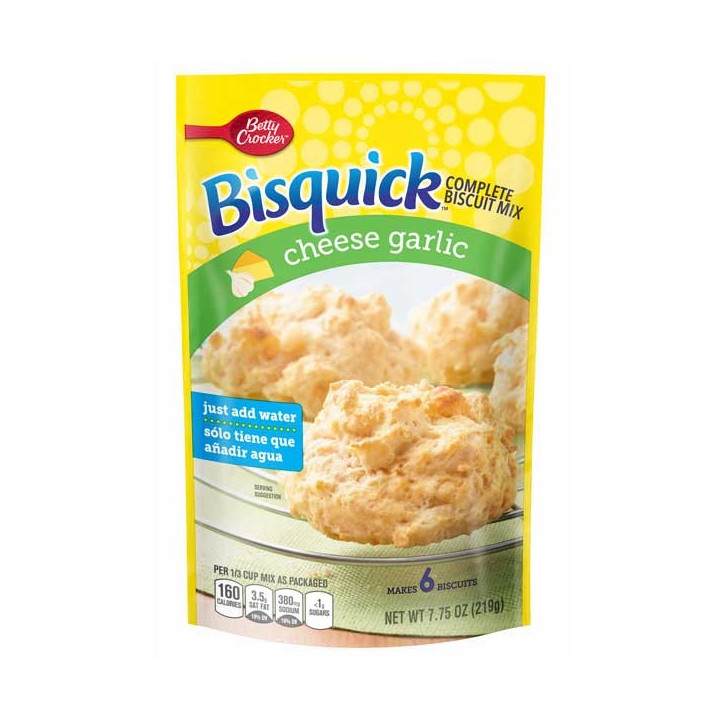Betty Crocker Bisquick Cheese Garlic Complete Biscuit Mix 219 g