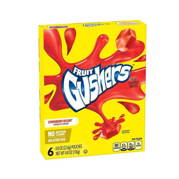 Fruit Gushers Strawberry Splash 136 g